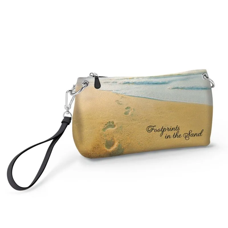 'Footprints In The Sand' 3-Style Ladies' Handbag