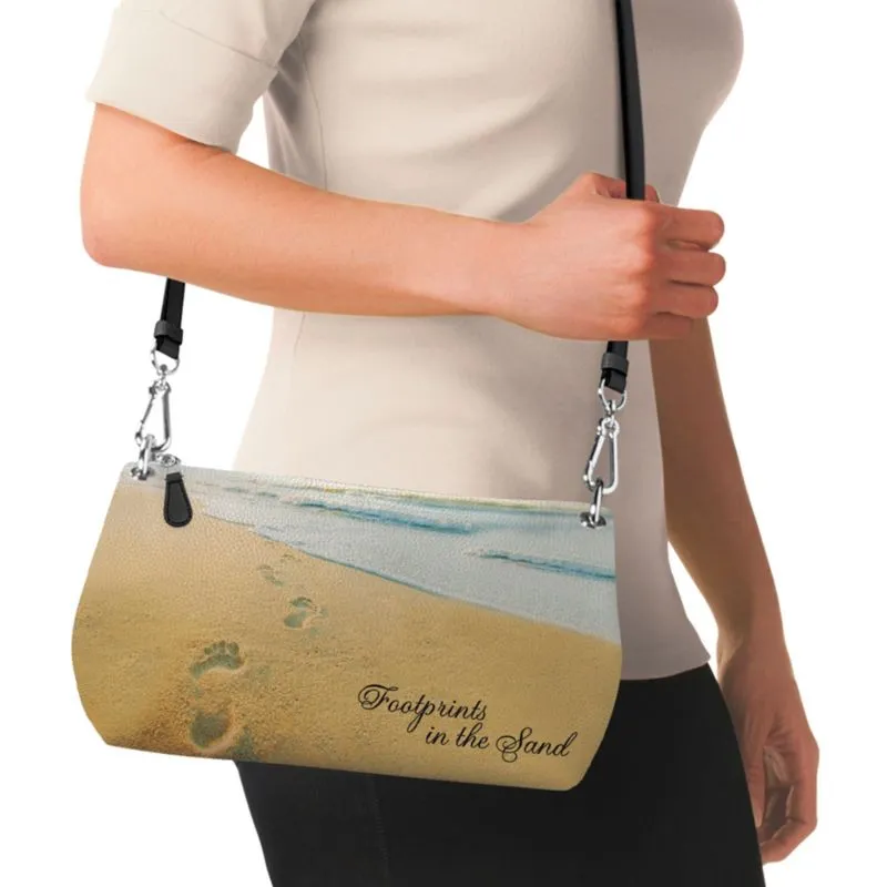 'Footprints In The Sand' 3-Style Ladies' Handbag