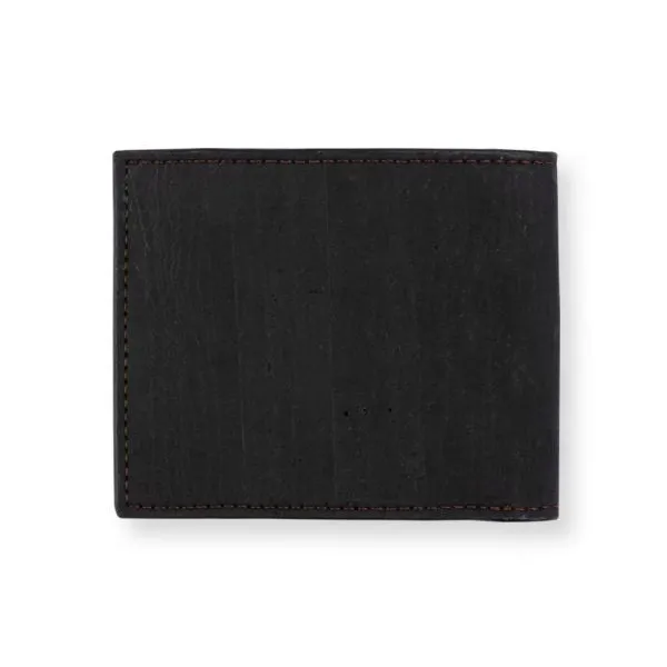 100% VEGAN – GALE MEN’S SLIMFOLD WALLET – BLACK + BROWN