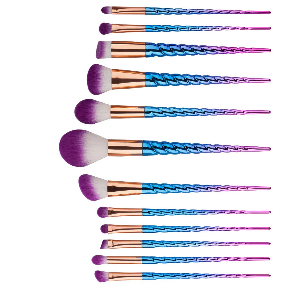 12PCS GUJHUI Professional makeup brushes Eyeshadow eyebrow Contour hair brush Powder Foundation make up brushes cosmetics