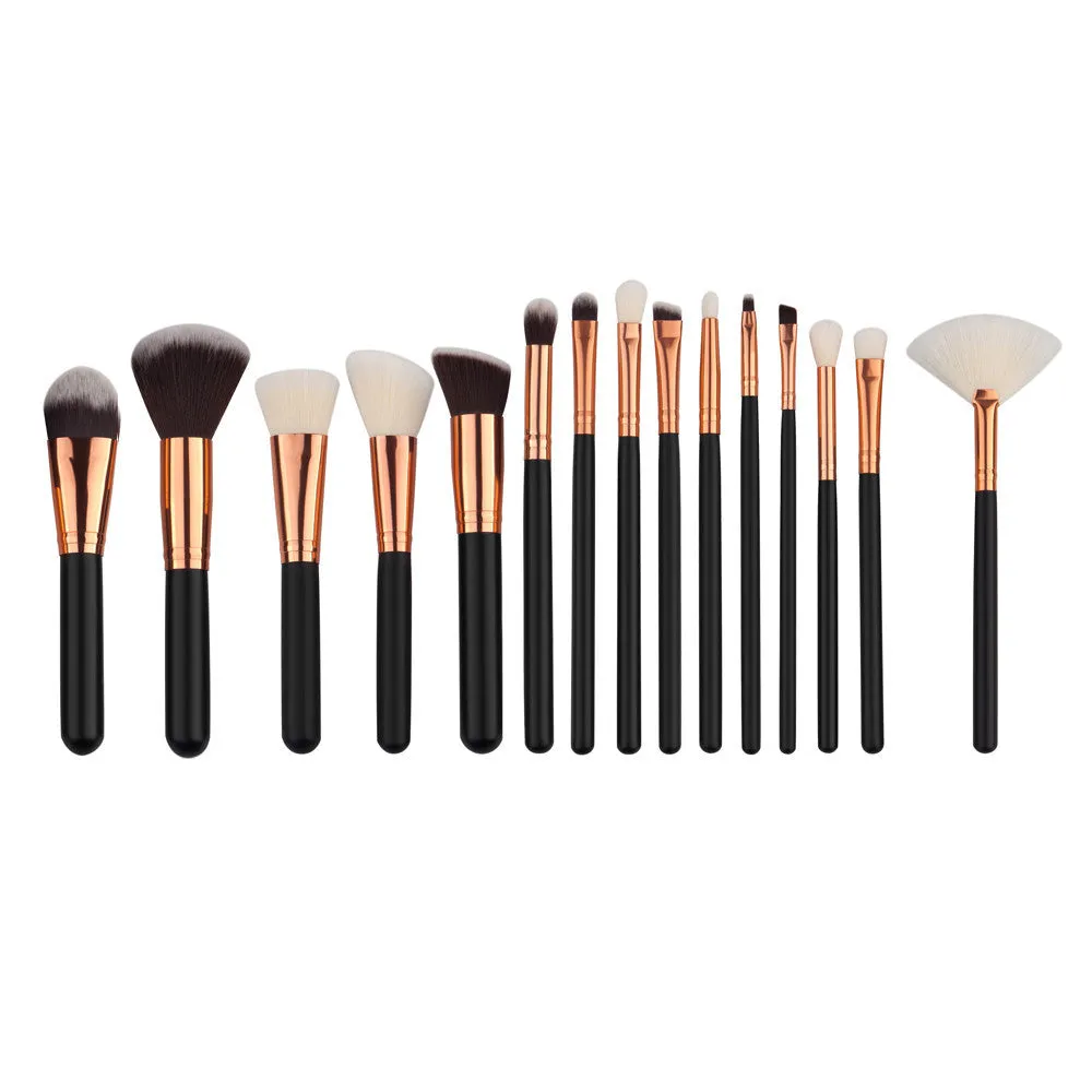 15Pcs MAANGE professional makeup brushes Eyebrow Eyeshadow Brush pinceaux maquillaje Foundation make up brushes cosmetics