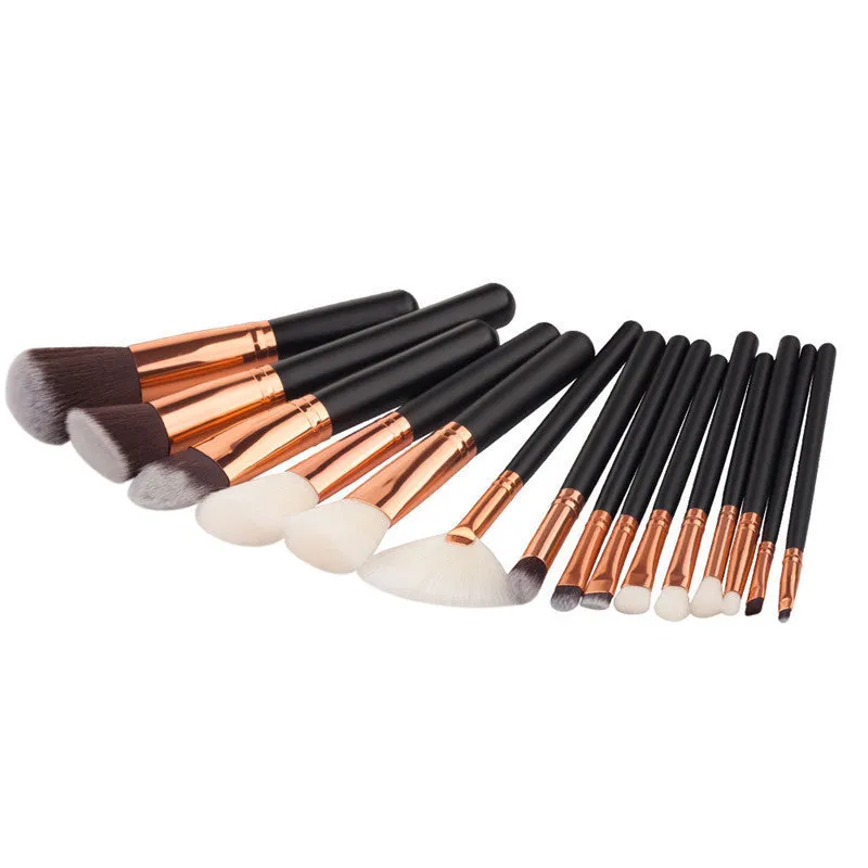 15Pcs MAANGE professional makeup brushes Eyebrow Eyeshadow Brush pinceaux maquillaje Foundation make up brushes cosmetics