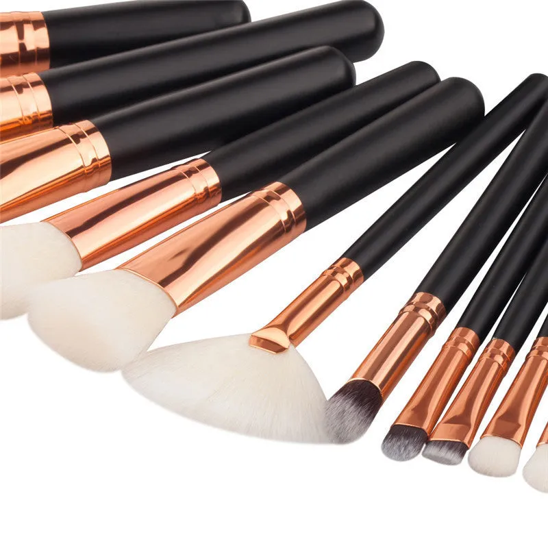 15Pcs MAANGE professional makeup brushes Eyebrow Eyeshadow Brush pinceaux maquillaje Foundation make up brushes cosmetics