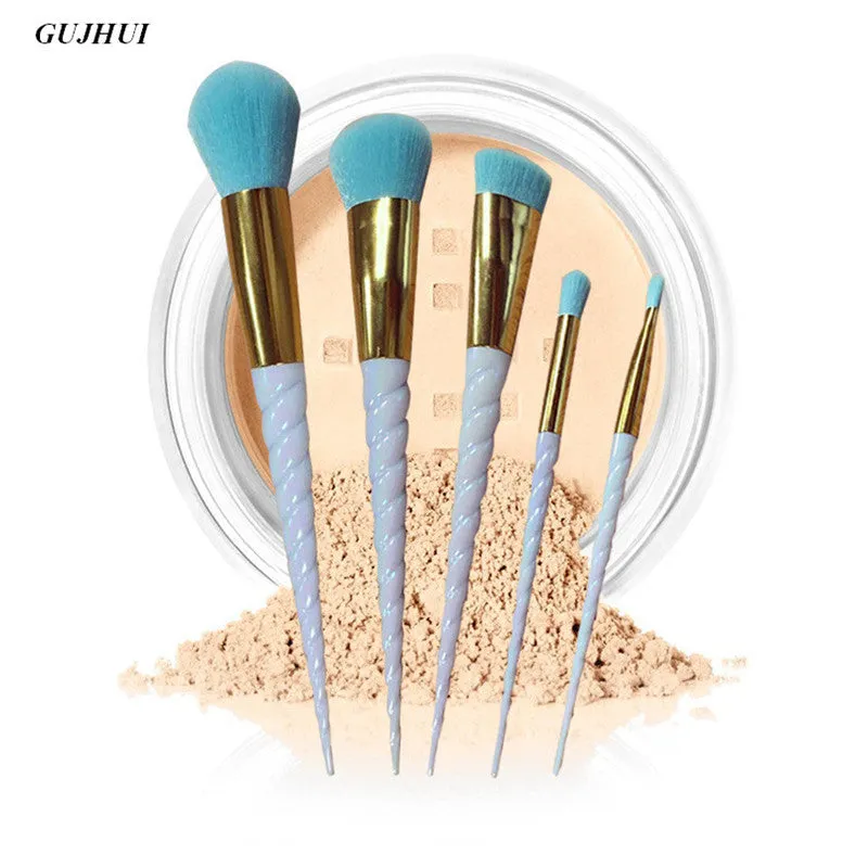 5PCS GUJHUI professional makeup brushes Eyeshadow Foundation blending make up brushes Tools eyebrow cosmetics Tools