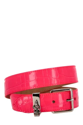 Alexander McQueen Embossed Buckle Belt