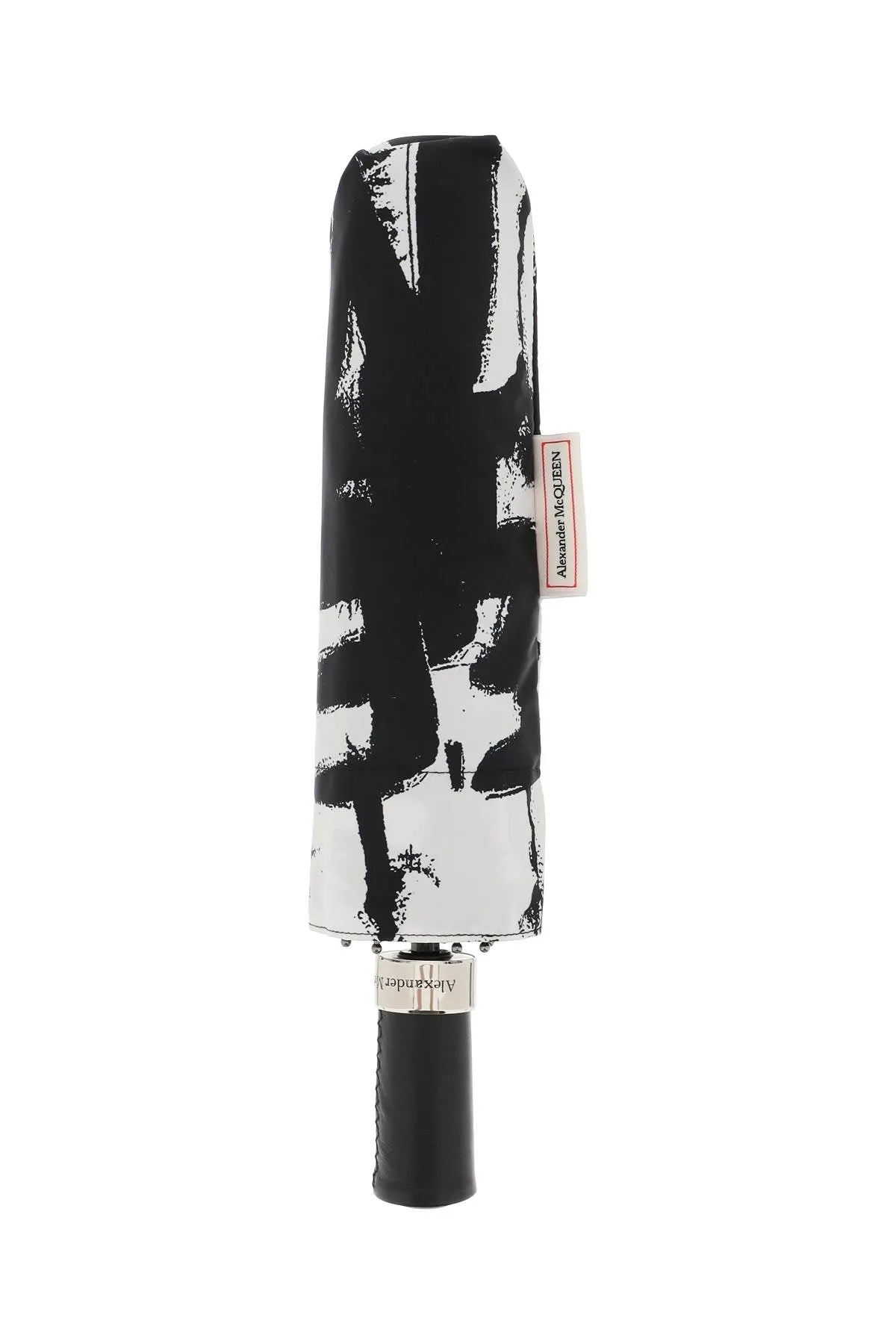 Alexander McQueen Graffiti Printed Foldable Umbrella