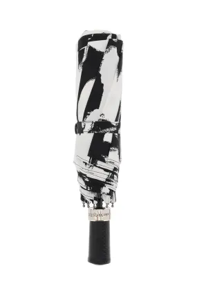 Alexander McQueen Graffiti Printed Foldable Umbrella