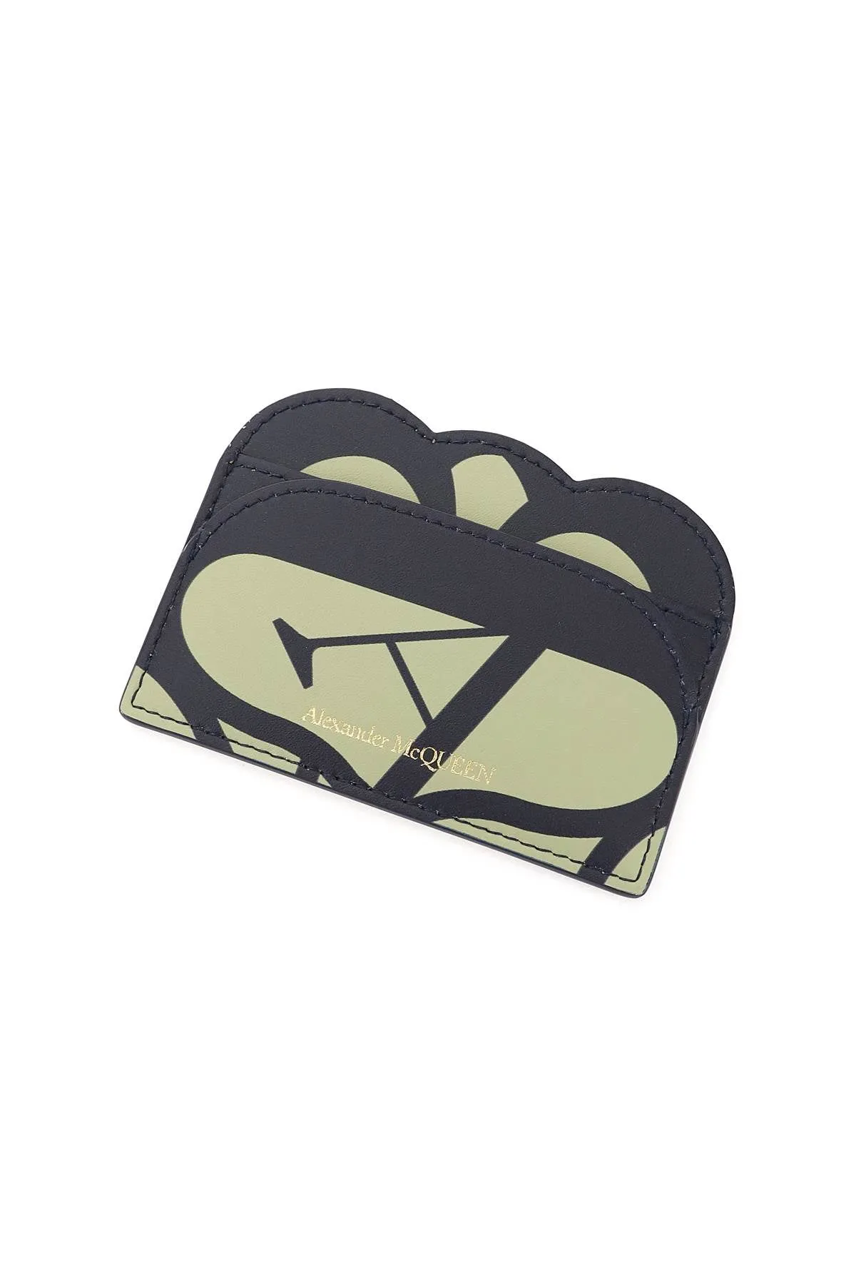 Alexander McQueen Logo Print Card Holder