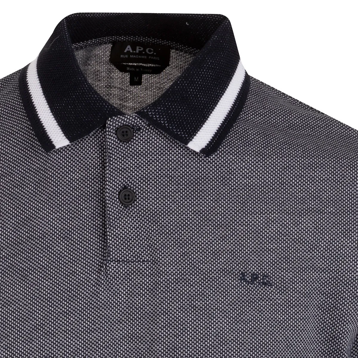 A.P.C. Logo Embroidered Short-Sleeved Polo Shirt