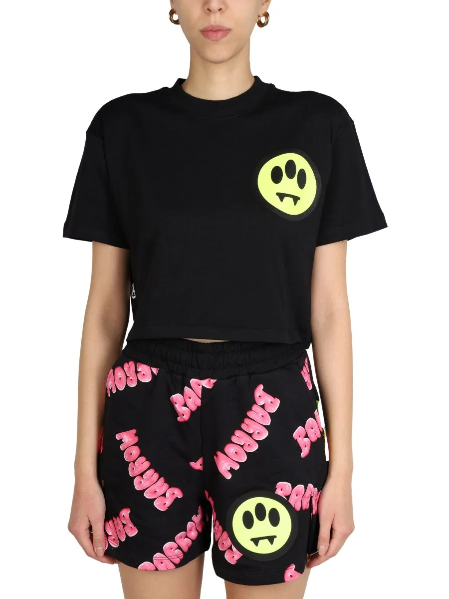 Barrow Printed Cropped T-Shirt