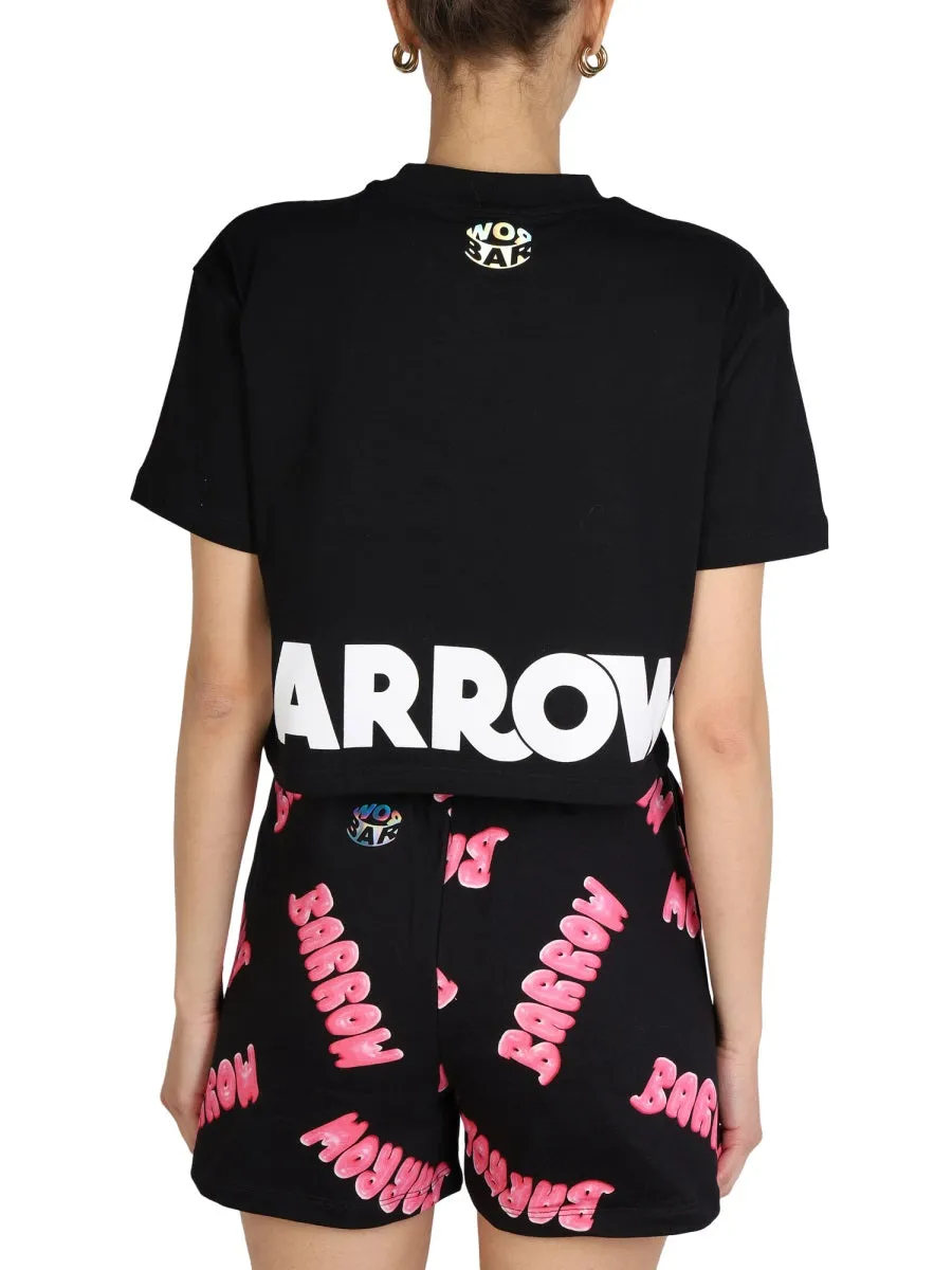 Barrow Printed Cropped T-Shirt