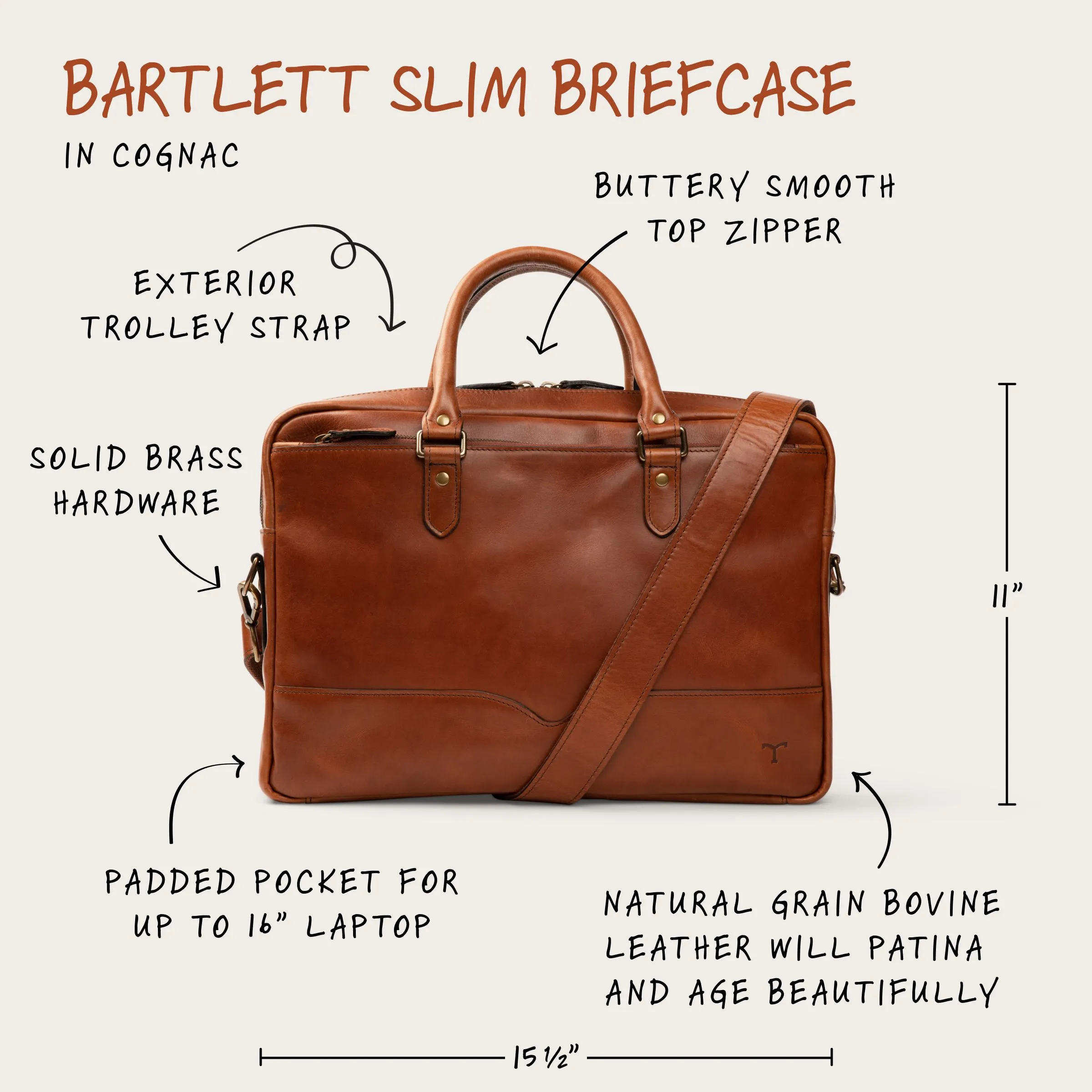 Bartlett Slim Briefcase