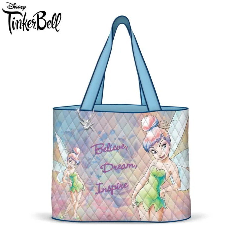 ‘Believe In The Magic’ Tinker Bell Quilted Tote