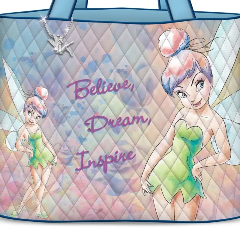 ‘Believe In The Magic’ Tinker Bell Quilted Tote