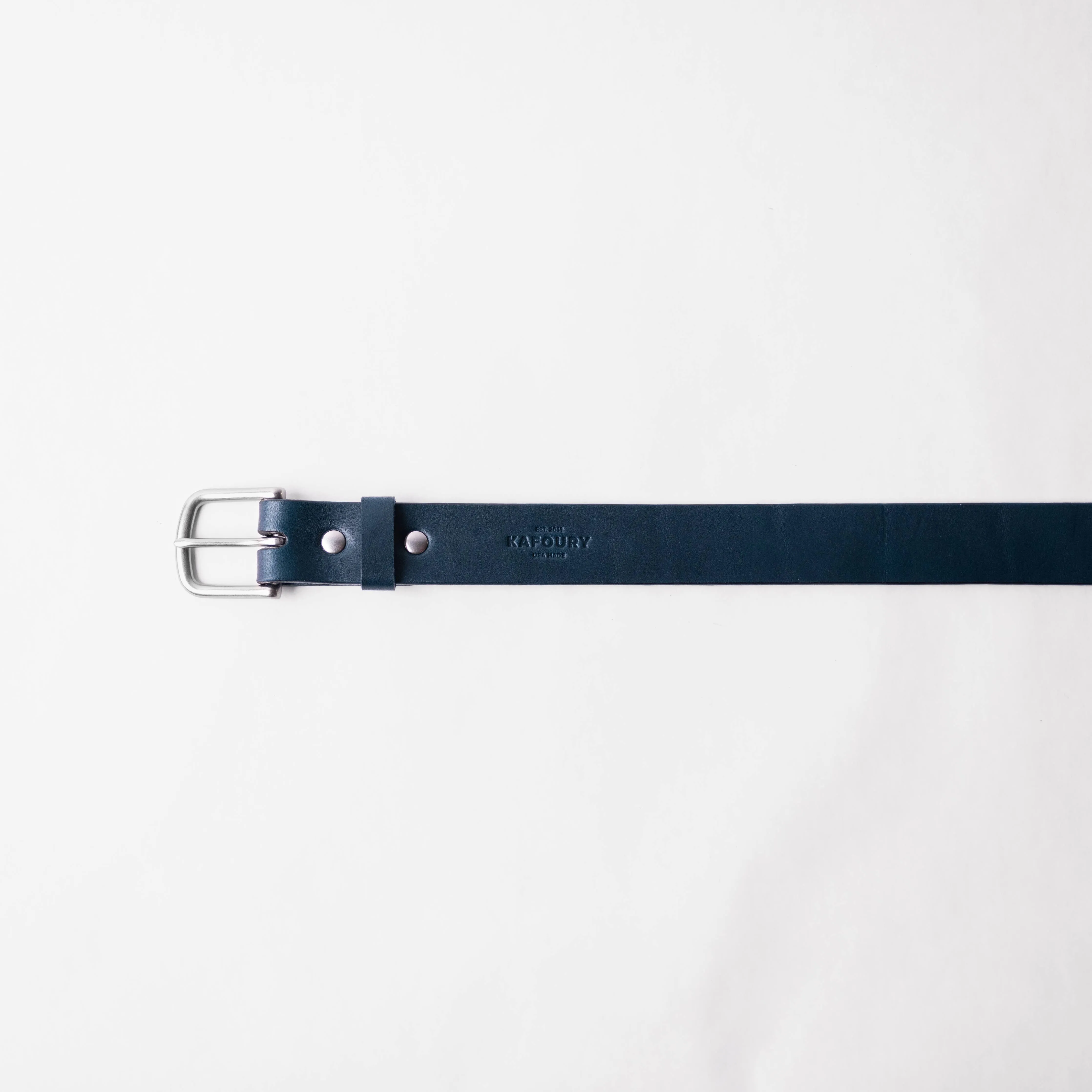 Belt 1.25: Black w/ Nickel Matte / 34