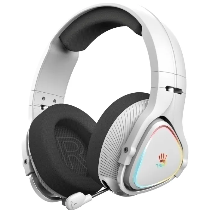 Bloody MR710 Wireless 3-in-1 RGB Gaming Headset Headphones - White