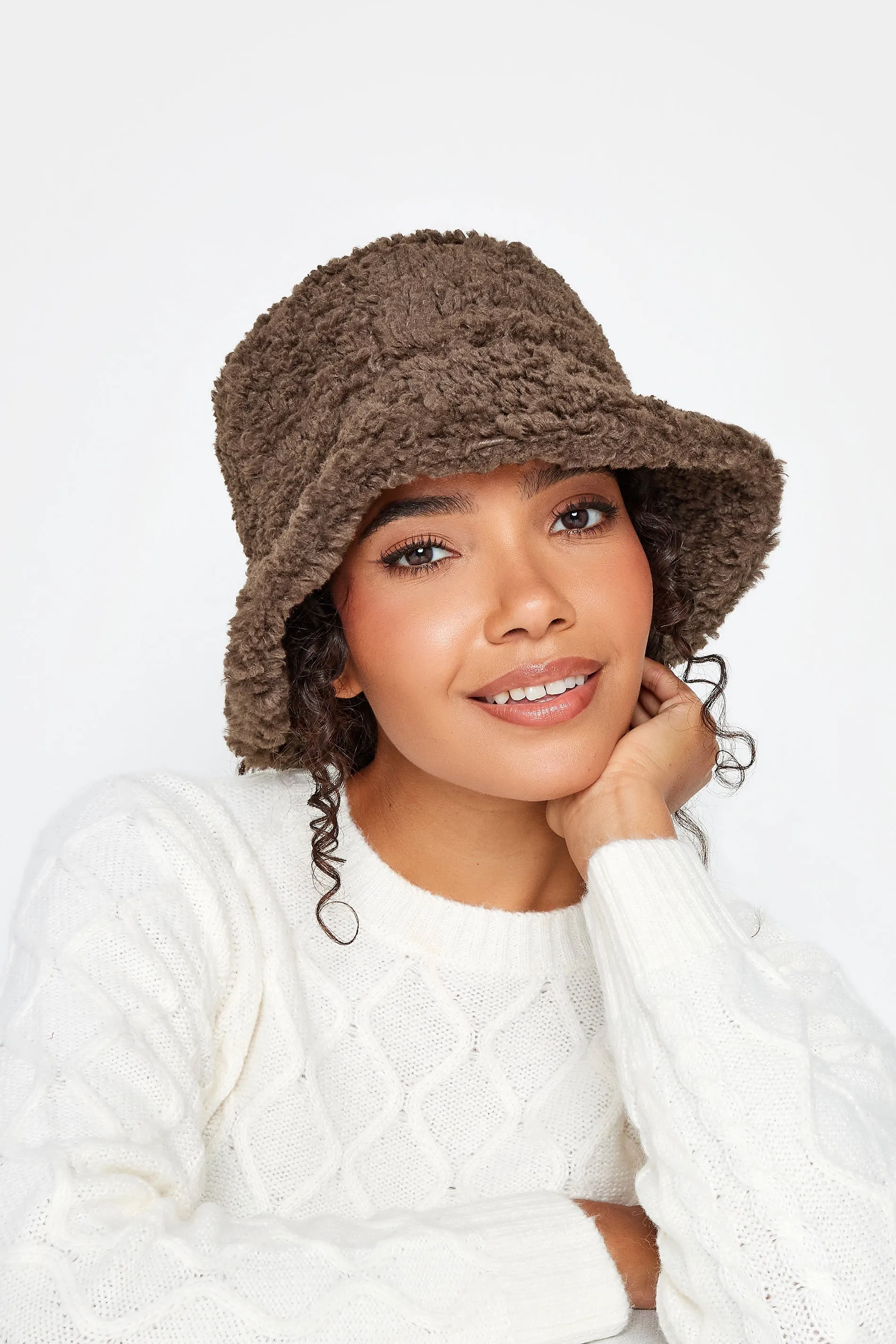 Brown Teddy Bucket Hat