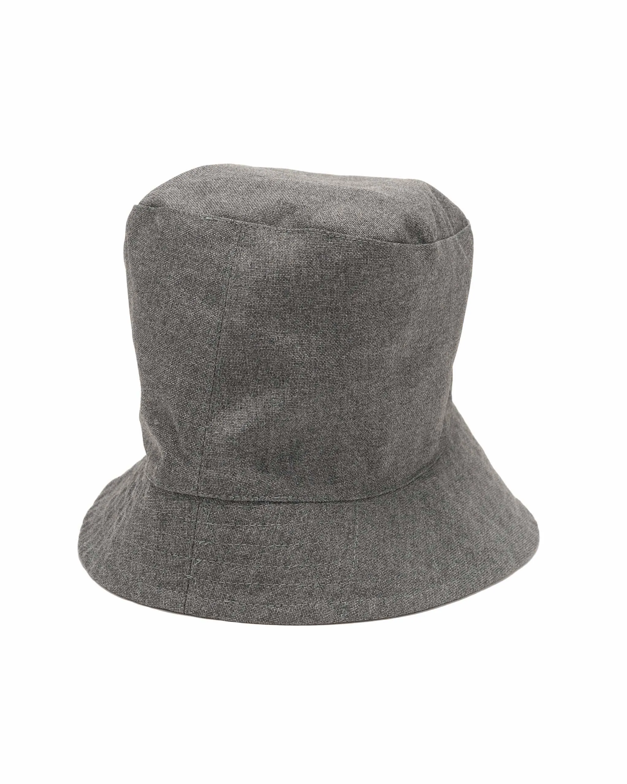 Bucket Hat PC Hopsack Grey