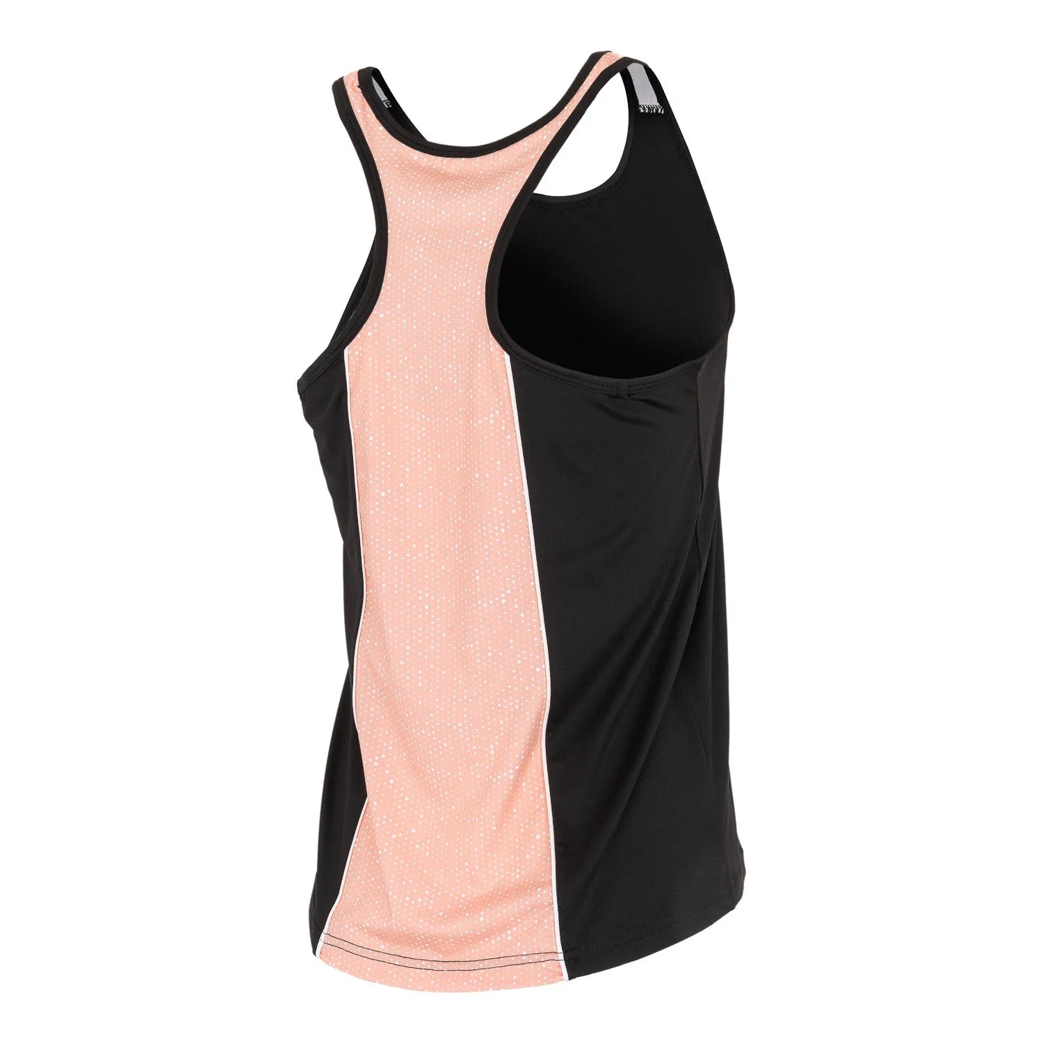 Camiseta Tirantes Gym Mujer Negro/Rosa