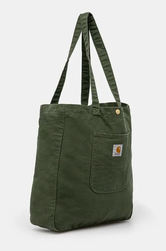 Carhartt WIP cotton handbag Bayfield Tote green color I031403.2BR02