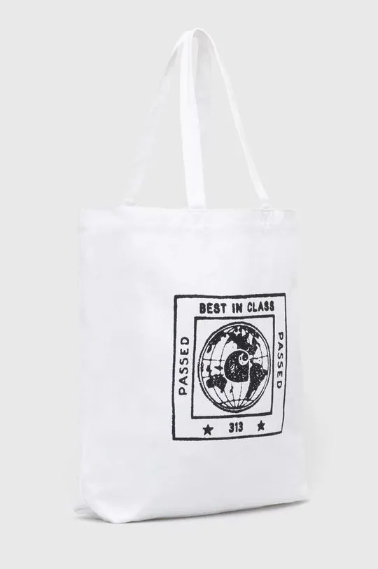 Carhartt WIP cotton handbag Stamp Tote white color I033629.00AXX