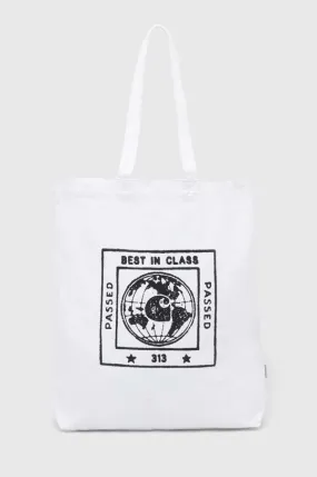 Carhartt WIP cotton handbag Stamp Tote white color I033629.00AXX