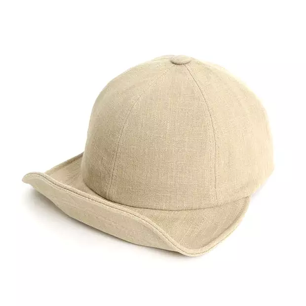 Cool Summer Linen Solid Baseball Caps Hats Velcro Wire Wide Brim Unique Novelty Unisex Mens Womens Adjustable Korean Kpop Style 