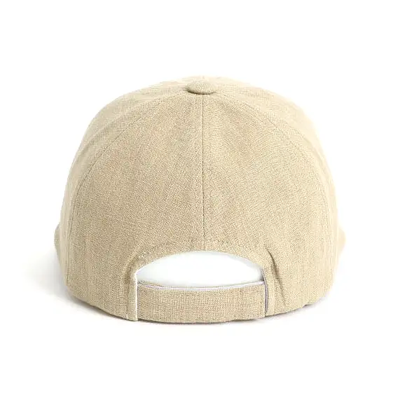 Cool Summer Linen Solid Baseball Caps Hats Velcro Wire Wide Brim Unique Novelty Unisex Mens Womens Adjustable Korean Kpop Style 