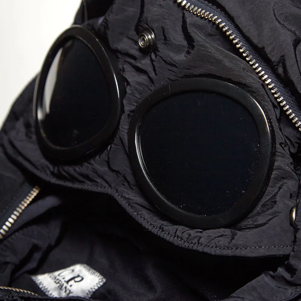 C.P. Company Packable Concealed Goggle JacketNavy