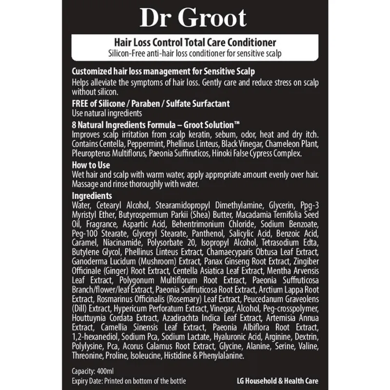 Dr. Groot Anti-Hair Loss Total Care Conditioner