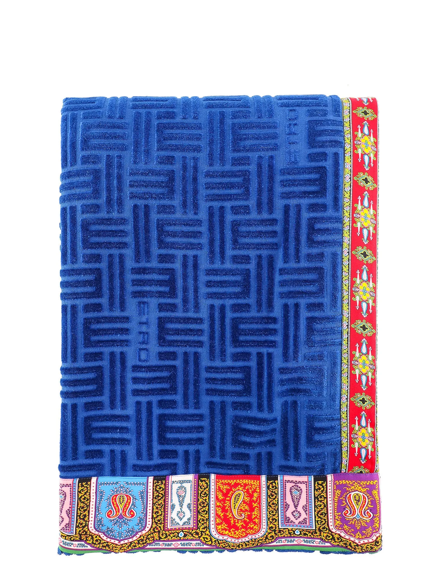 Etro All-Over Logo Embossed Beach Towel