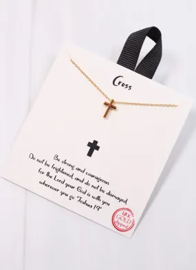 Everyday Cross Necklace GOLD