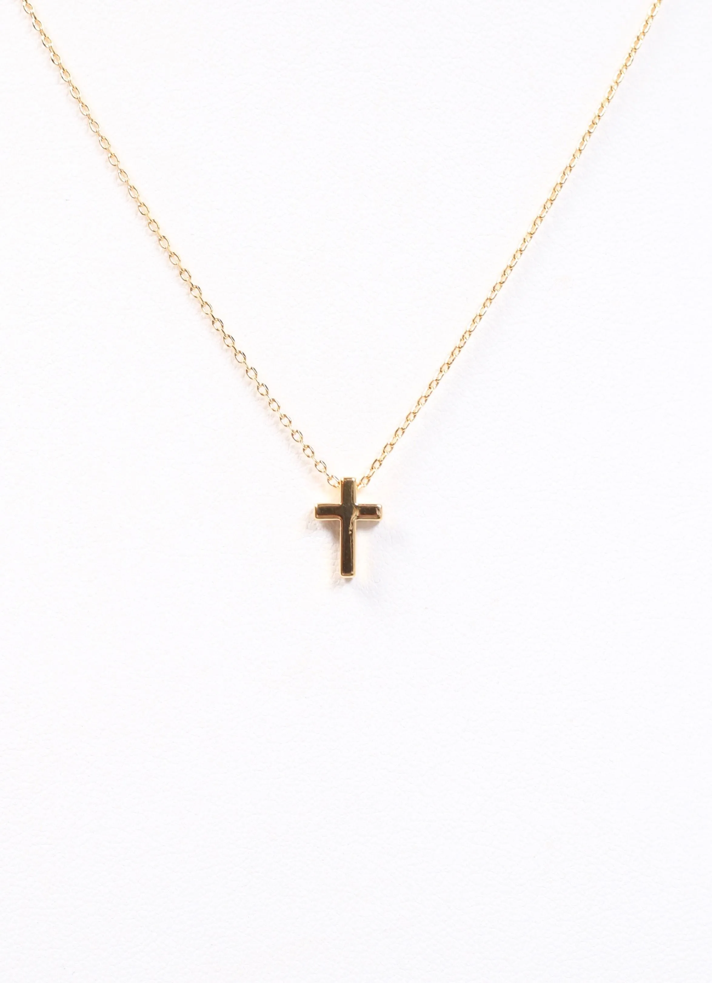 Everyday Cross Necklace GOLD