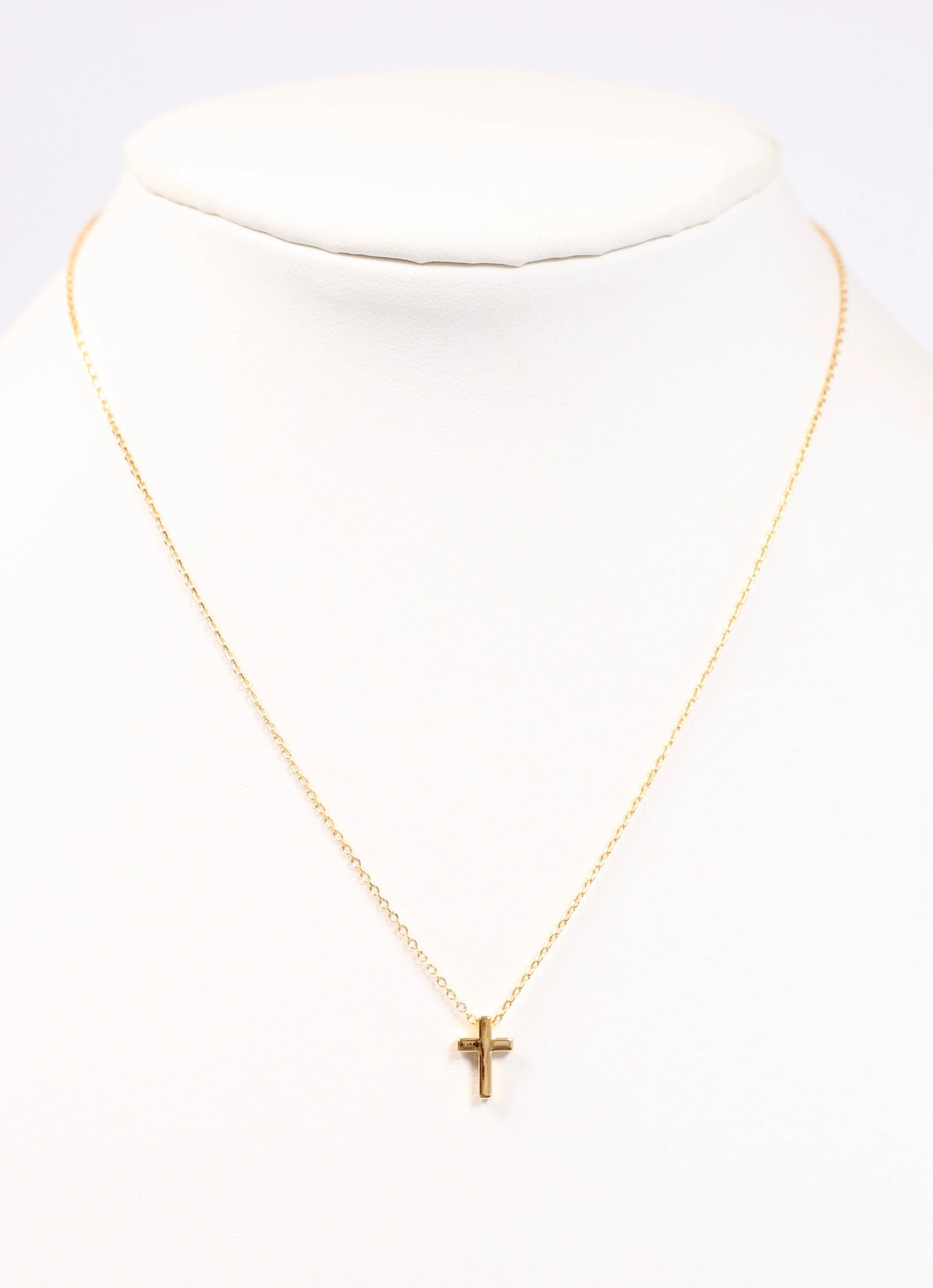 Everyday Cross Necklace GOLD