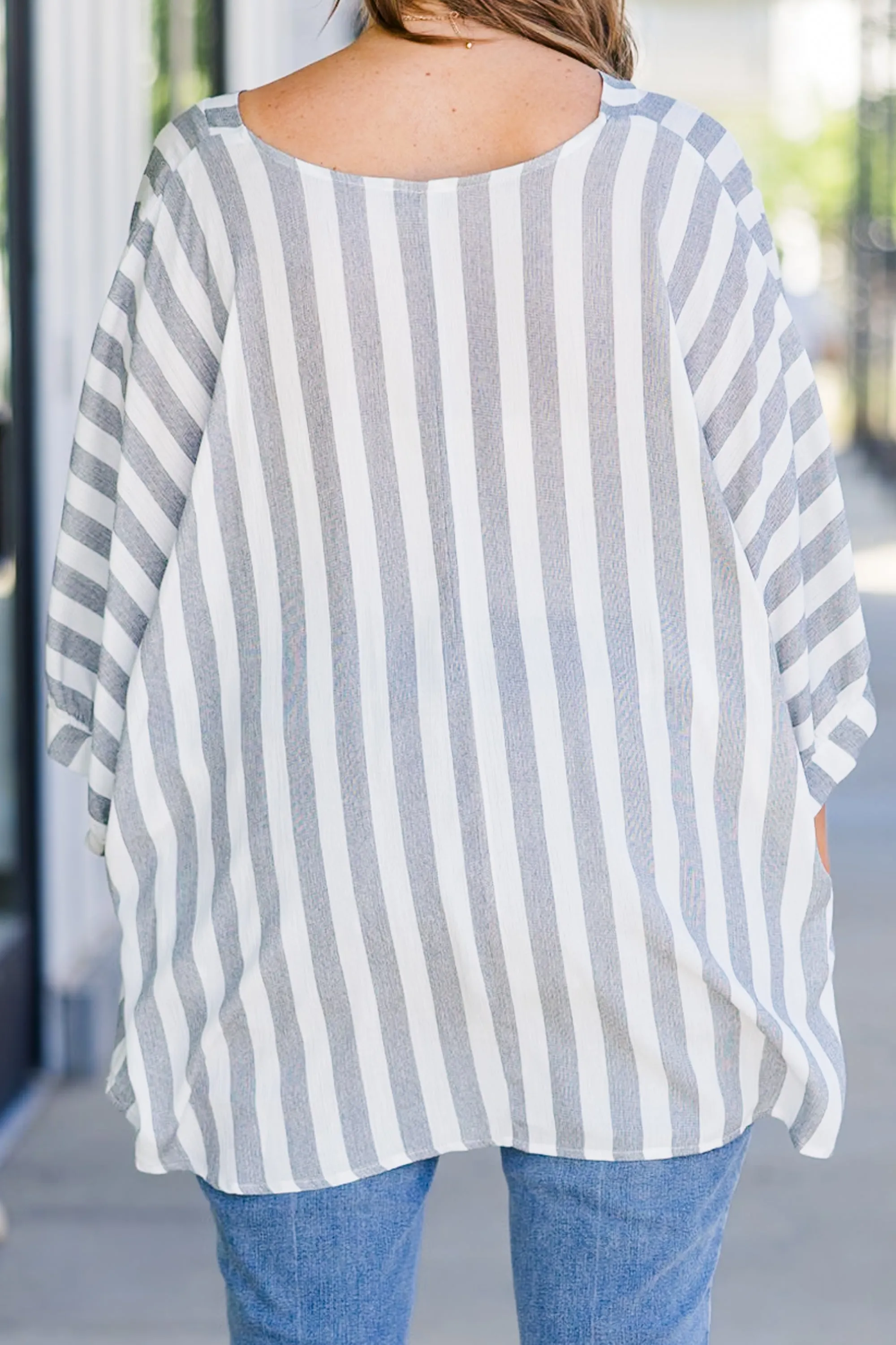 Everyday Stripe Top, Black