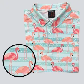 Flamingo Paradise Everyday Polo