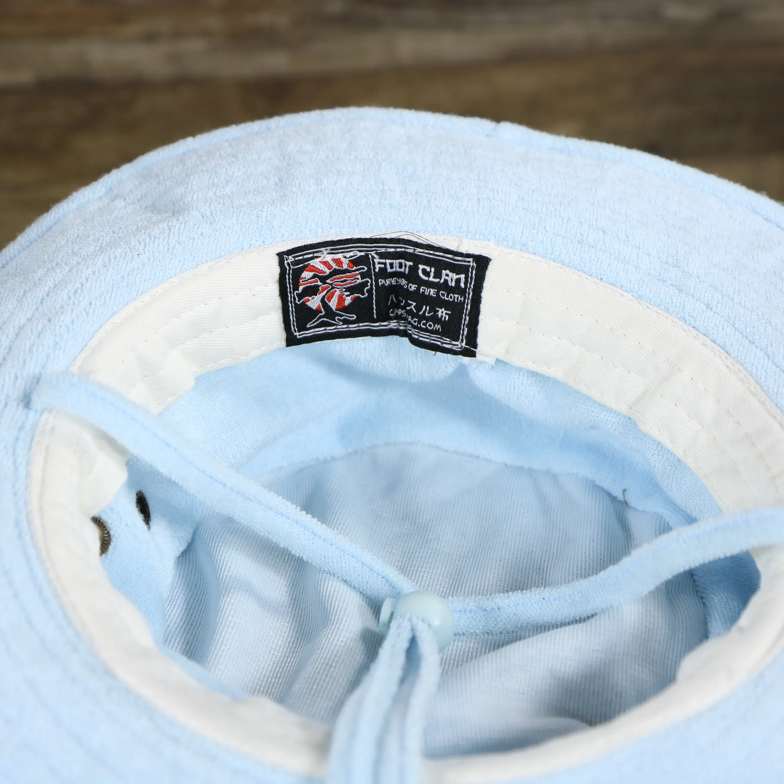 FOOT CLAN | BUCKET HAT | TERRY CLOTH | BUCKET HAT | LIGHT BLUE OSFM