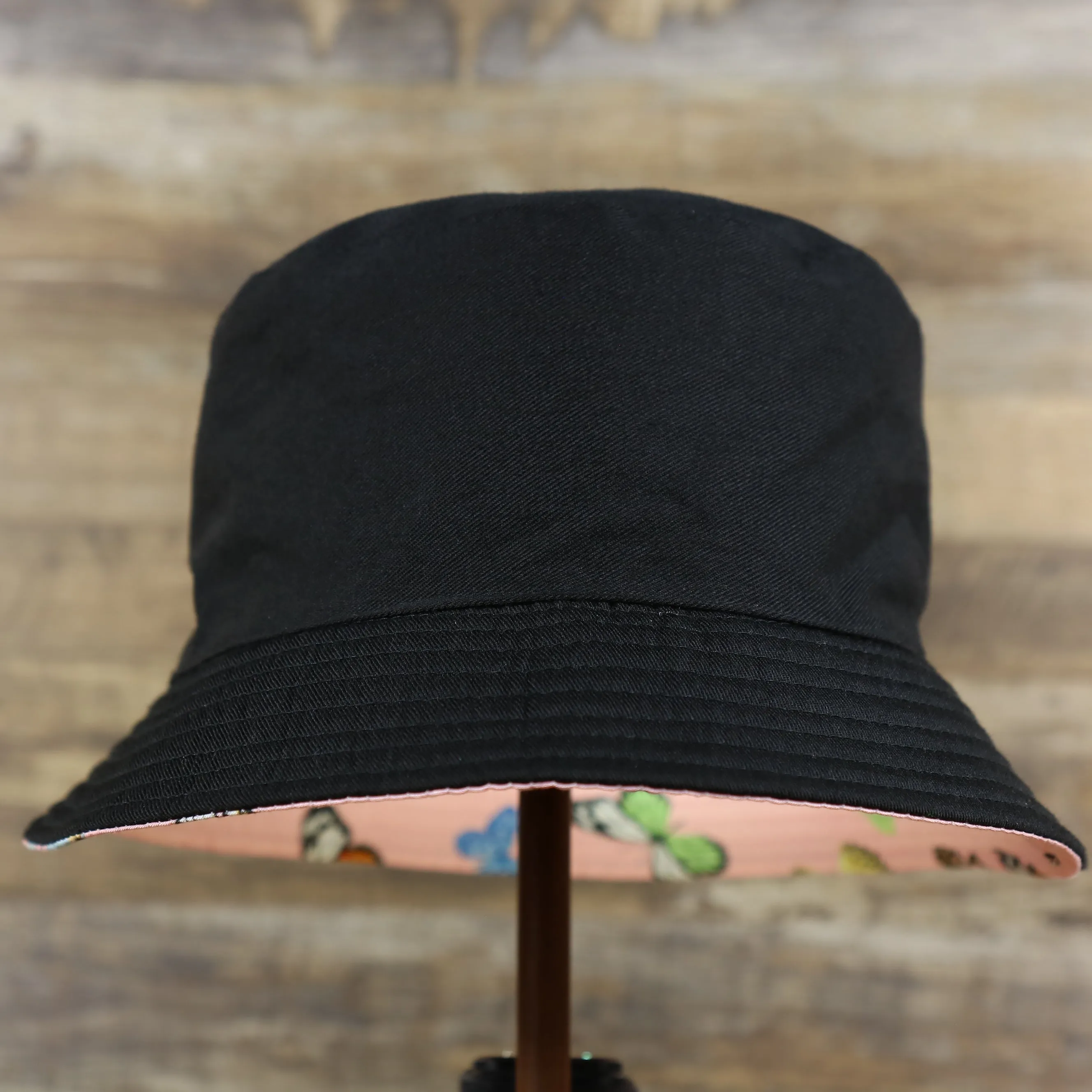 FOOT CLAN | BUTTERFLY PATTERN | BUCKET HAT | PINK | SMALL/MEDIUM