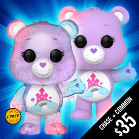 Funko Pop! Care Bears 40th: Care-A-Lot Bear #1205 (Chase + Common)