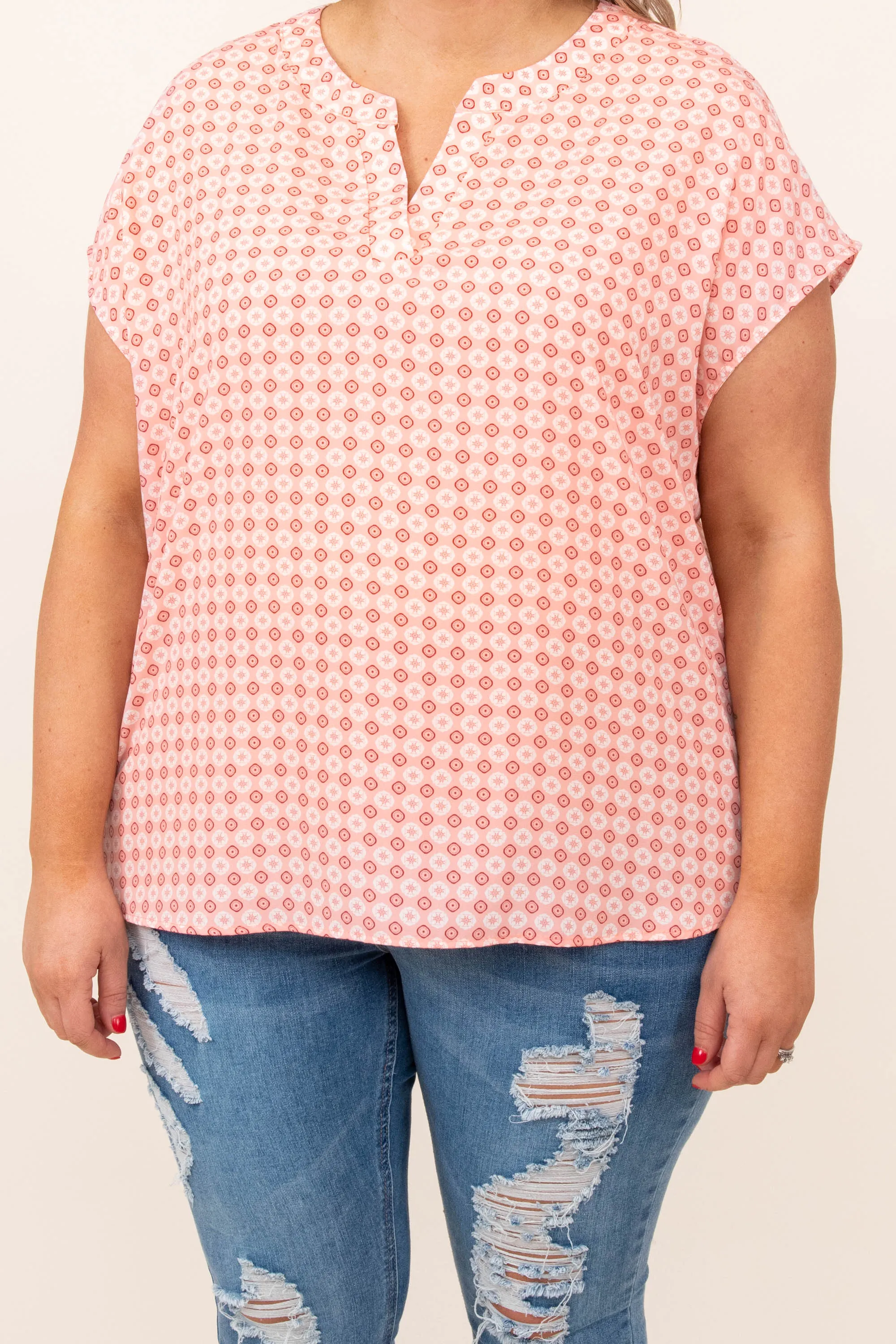 Gleaming With Hope Top, Blush