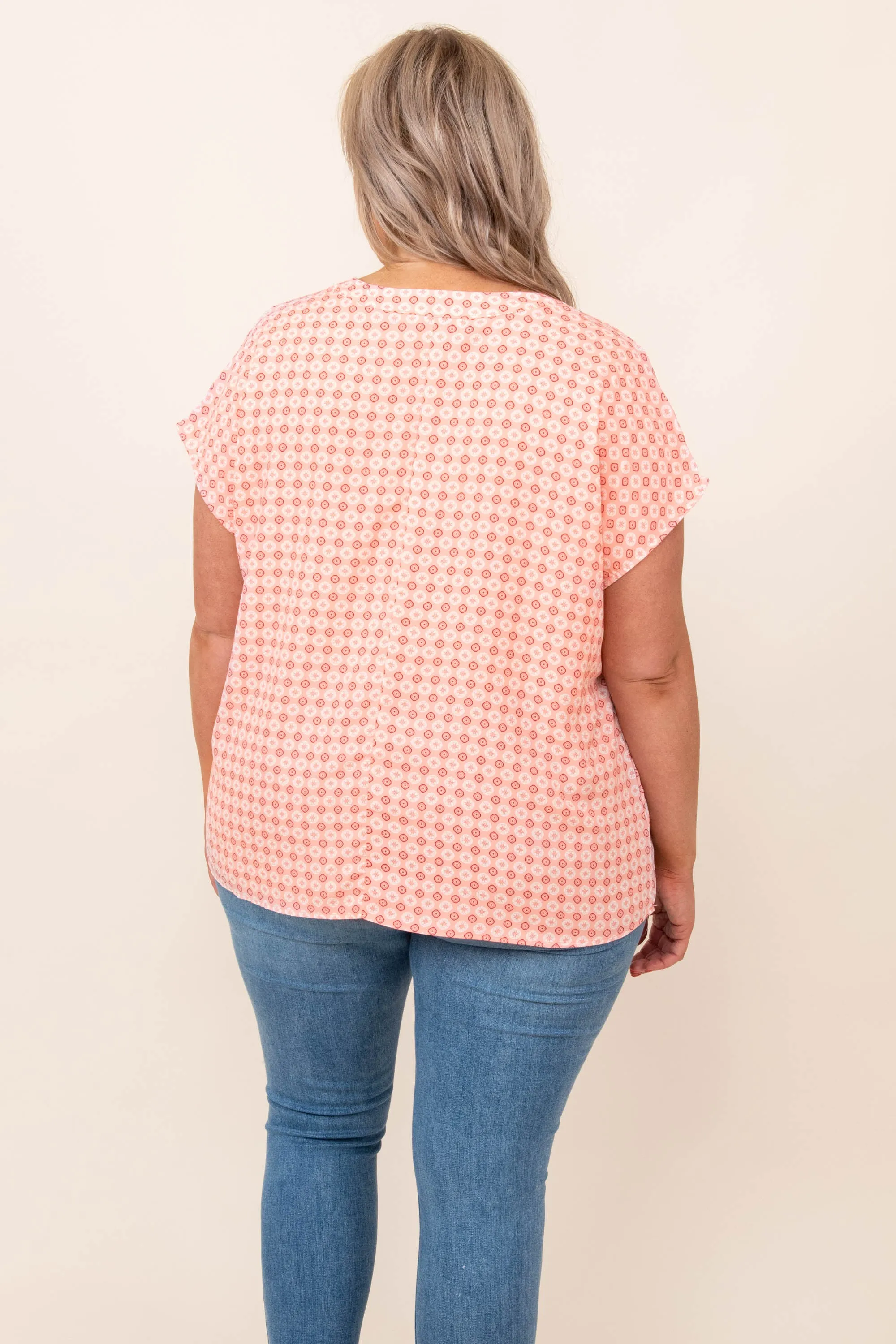 Gleaming With Hope Top, Blush