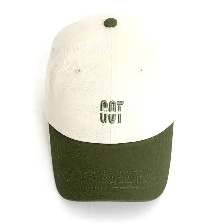 GOT Embroidery Contrast Baseball Caps Color-blocked Hats Unique Novelty Unisex Mens Womens Adjustable Korean Kpop Style Street F