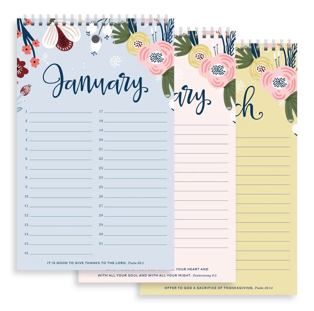 Gratitude Journal Blush Floral