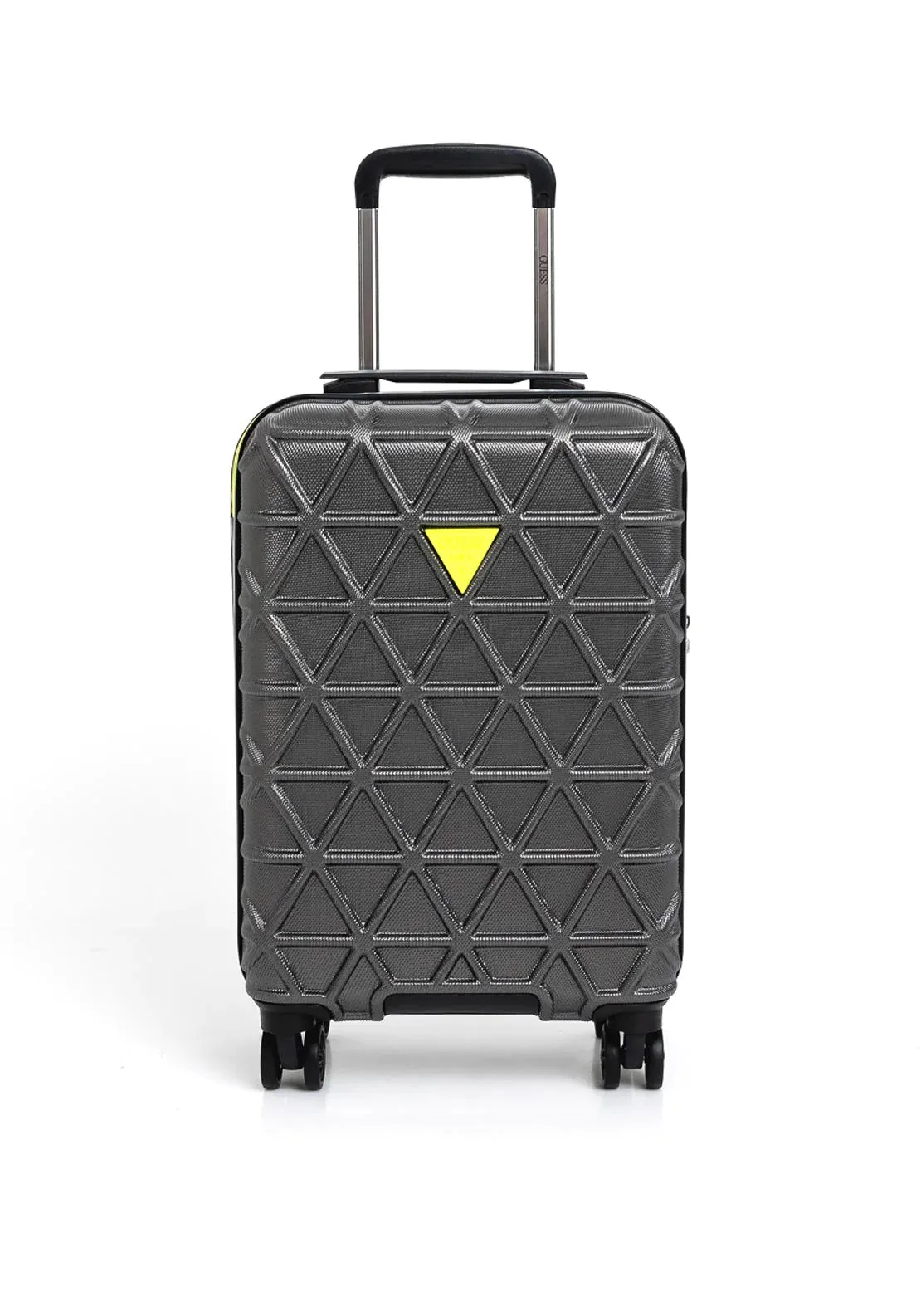 GUESS Le Disko Travel 18 8 Wheel Spinner Travel Case Gunmetal