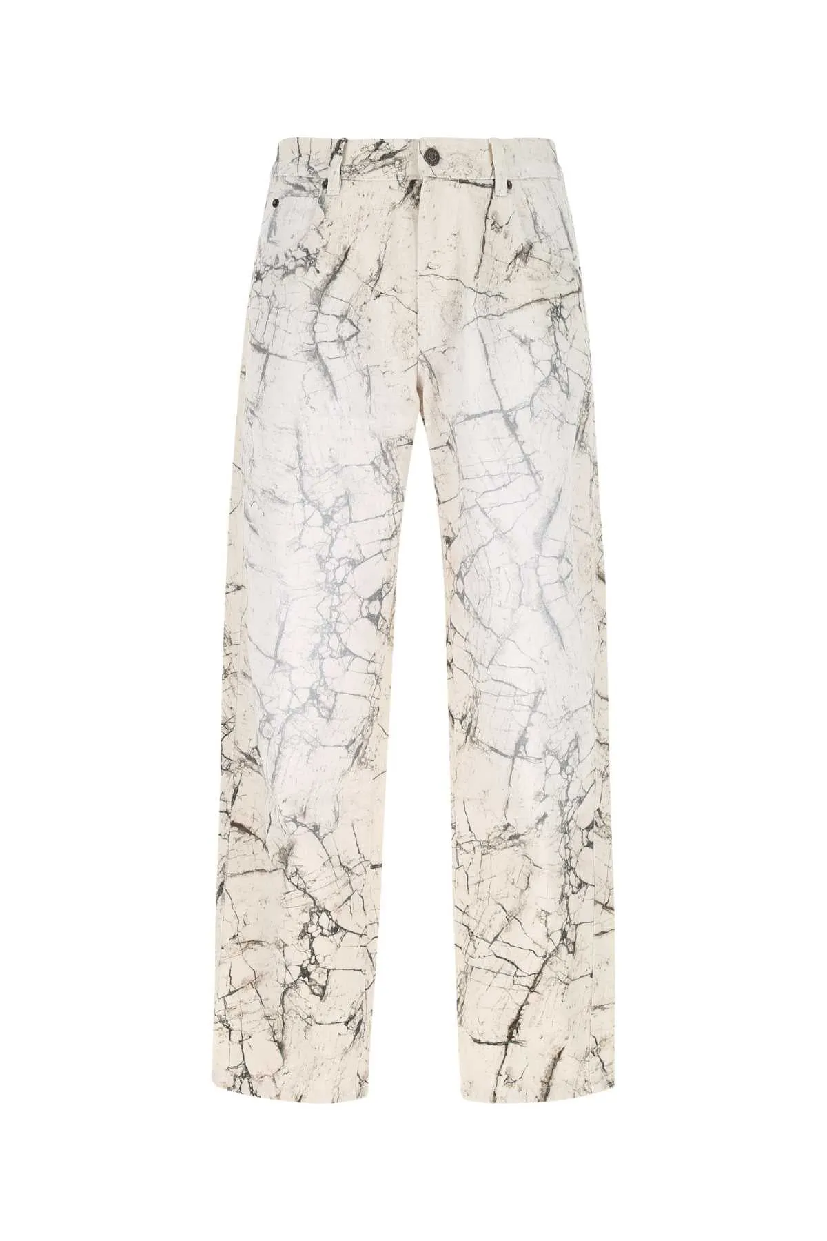 Isabel Marant Motif Printed Wide Leg Jeans