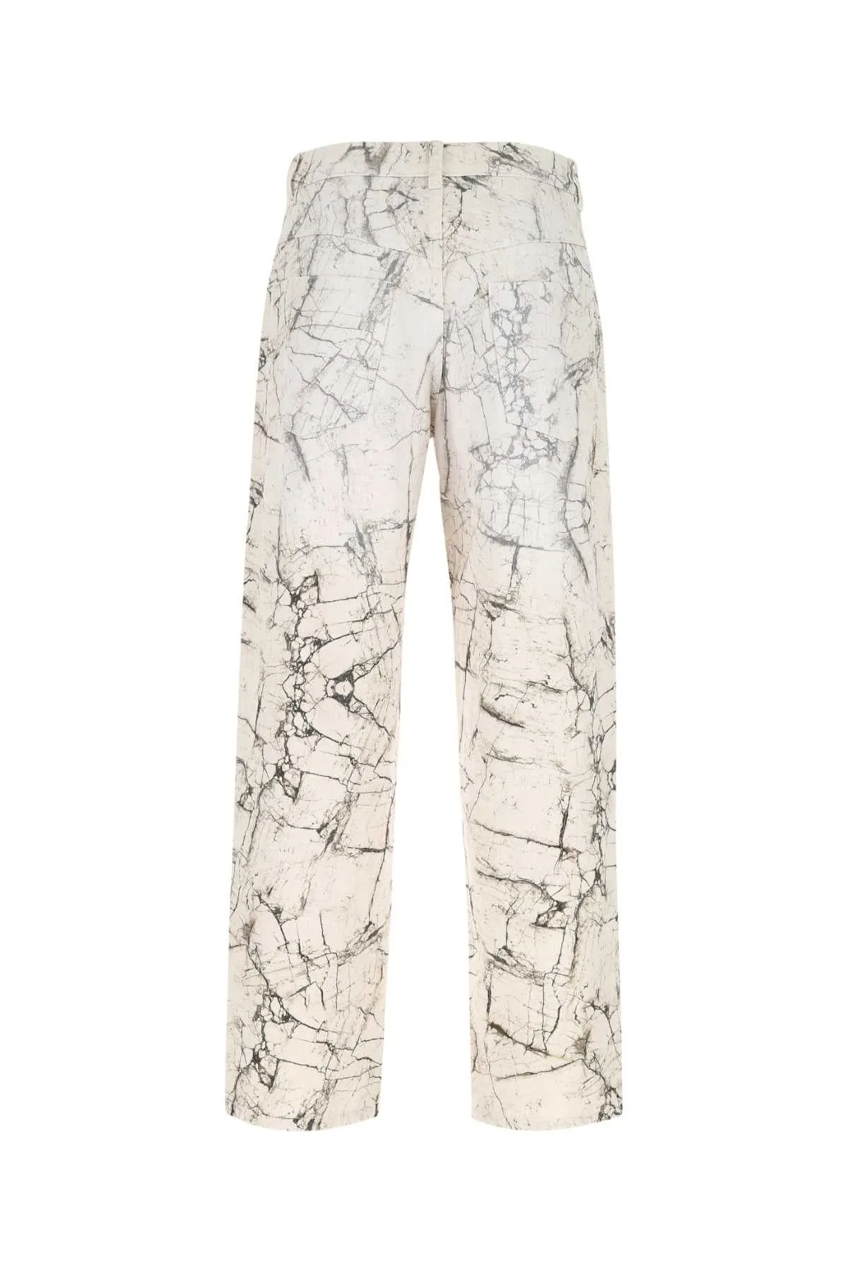 Isabel Marant Motif Printed Wide Leg Jeans