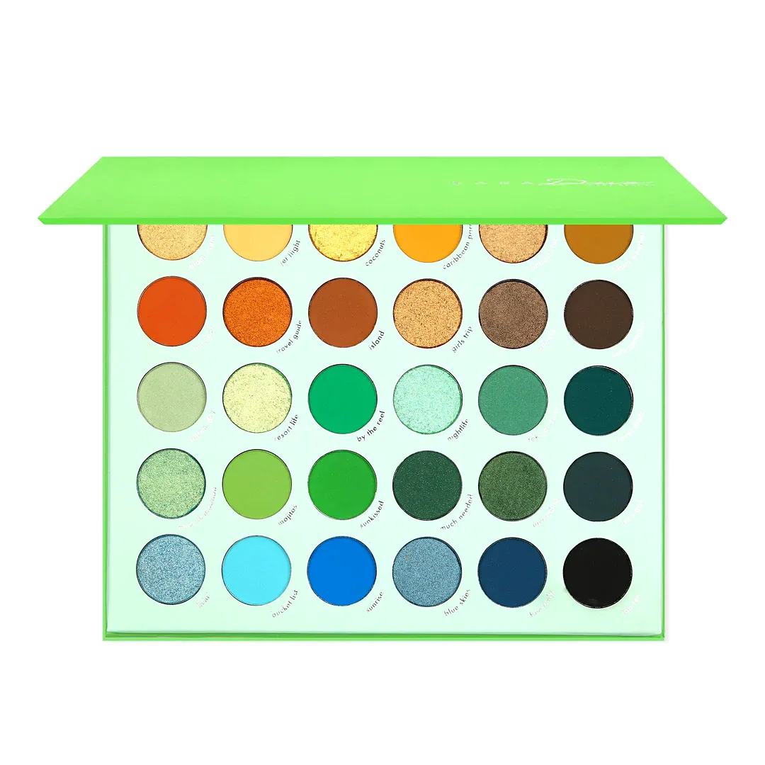 KARA From Miami To Bahamas Pro 30 Color Eyeshadow Palette PRO20