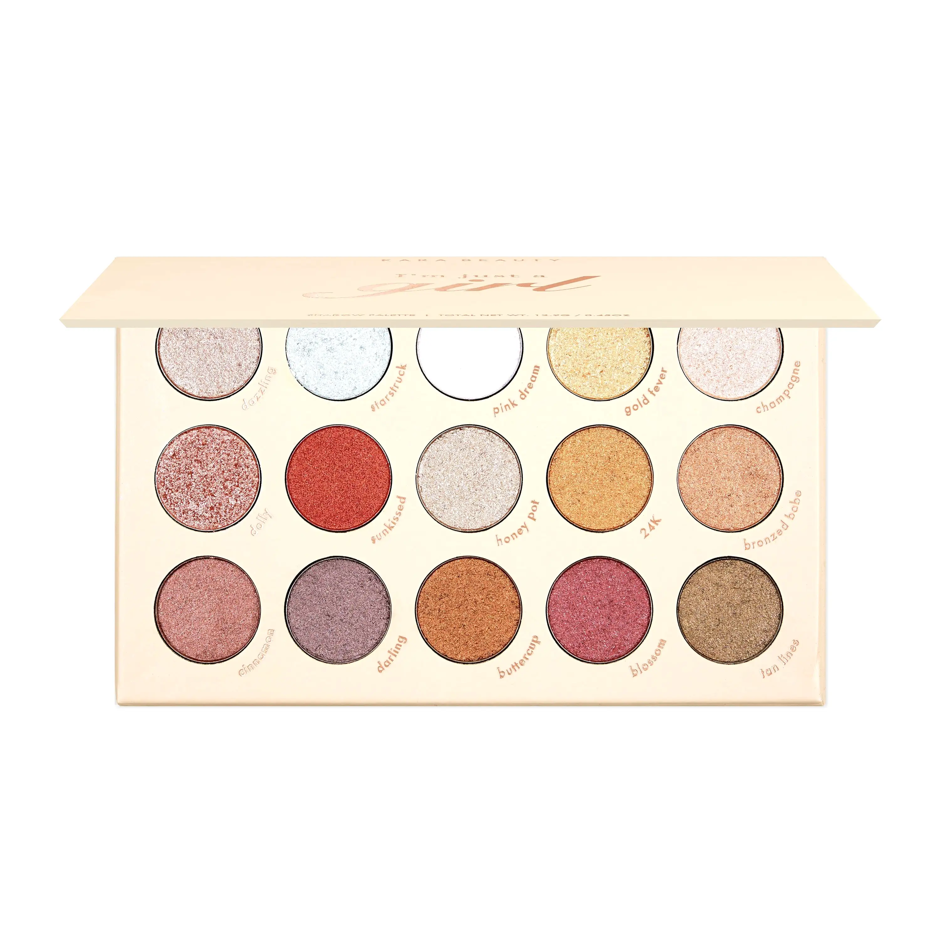 KARA I'm Just A Girl 15 Color Cream Eyeshadow Palette