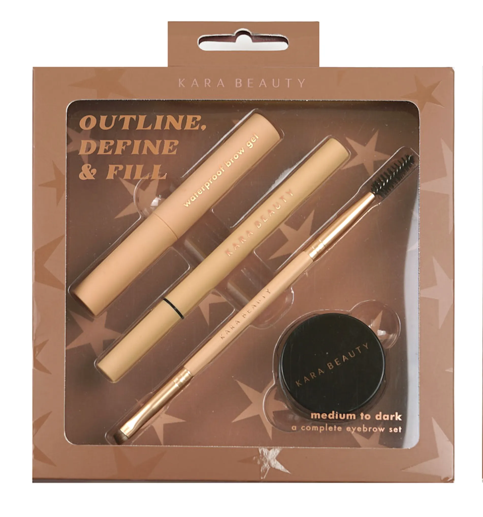 KARA Outline, Define & Fill 4 Piece Eyebrow Set