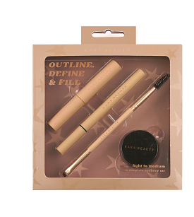 KARA Outline, Define & Fill 4 Piece Eyebrow Set